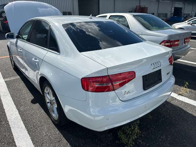 Audi, A4, Rear Bumper Bumper Bar, B8 8K, Sedan, Non S-Line, Non Park Sensor Type, 02/08-06/12