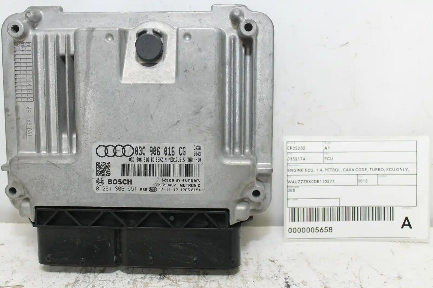 Used Audi, A1 Ecu 1.4 Petrol Caxa Code Turbo Ecu Only 8X 12/10 10/18 2013 – main images - All Good Parts