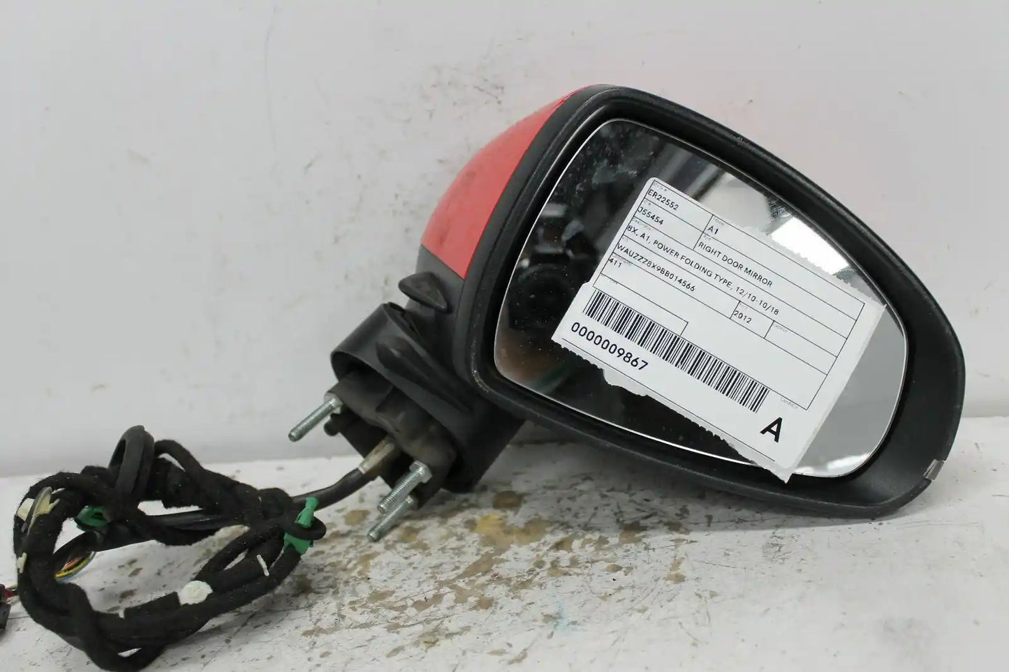 Used Audi, A1 Right Door Mirror 8X A1 Power Folding Type 12/10 10/18 2012 – main images - All Good Parts