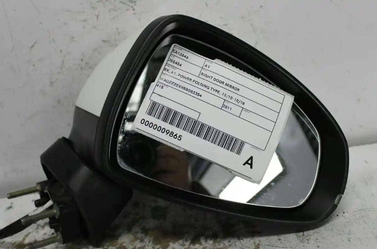 Used Audi, A1 Right Door Mirror 8X A1 Power Folding Type 12/10 10/18 2011 – image 1 - All Good Parts
