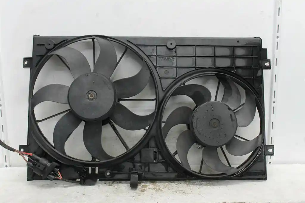 Used Audi, A3 Fan Dual Fan Assy 1.6 Petrol Bgu/Bse Code 8P 06/04 03/11 2005 – image 1 - All Good Parts