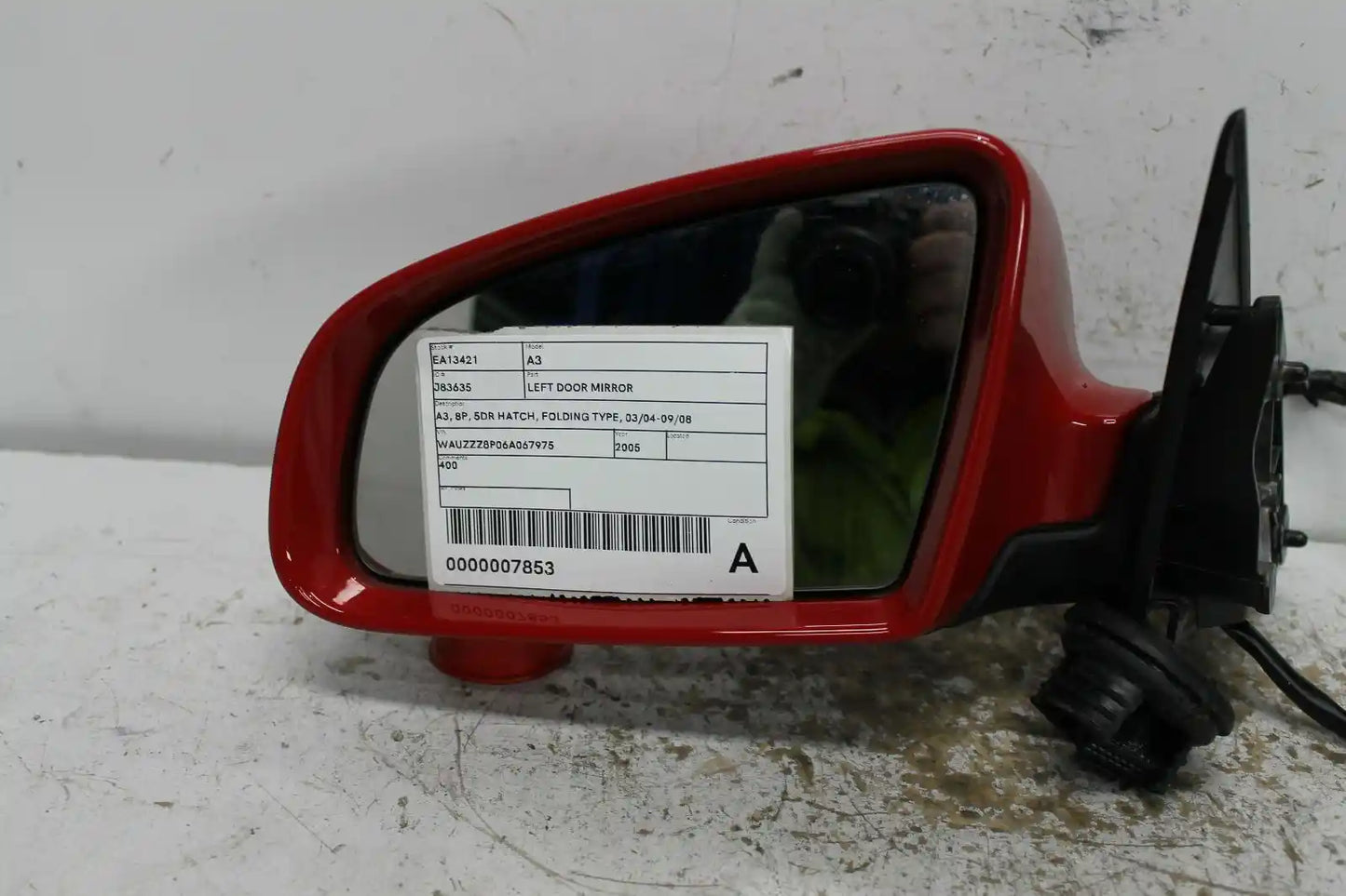 Used Audi, A3 Left Door Mirror A3 8P 5Dr Hatch Folding Type 03/04 09/08 2005 – image 1 - All Good Parts