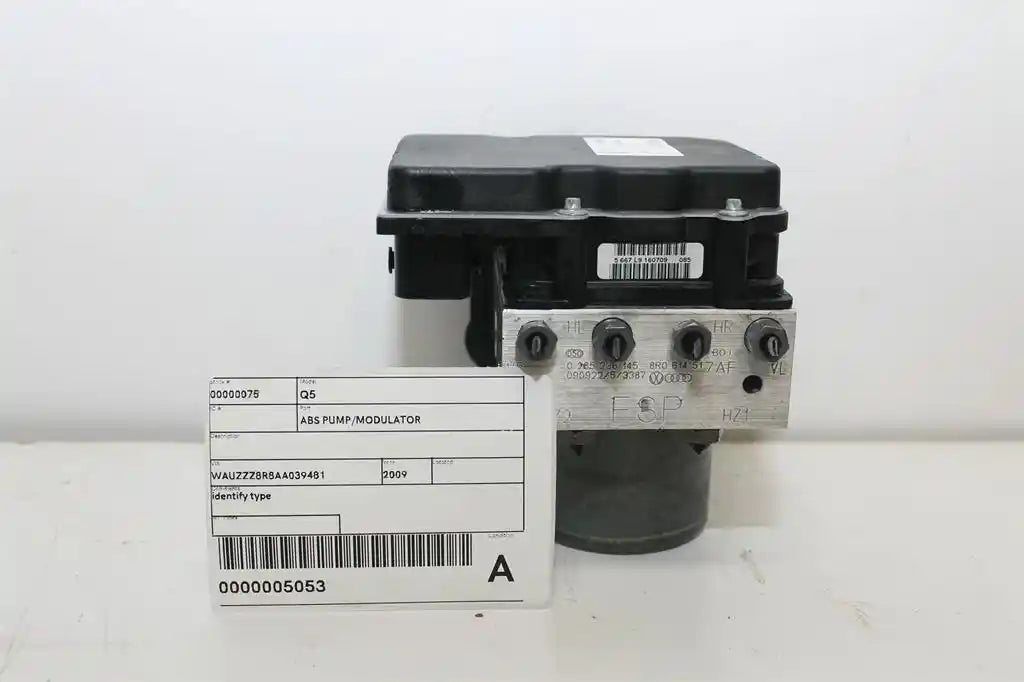 Used Audi, Q5 Abs Pump/Modulator 8R P/N 8R0614517Af 03/09 01/17 2009 – image 1 - All Good Parts