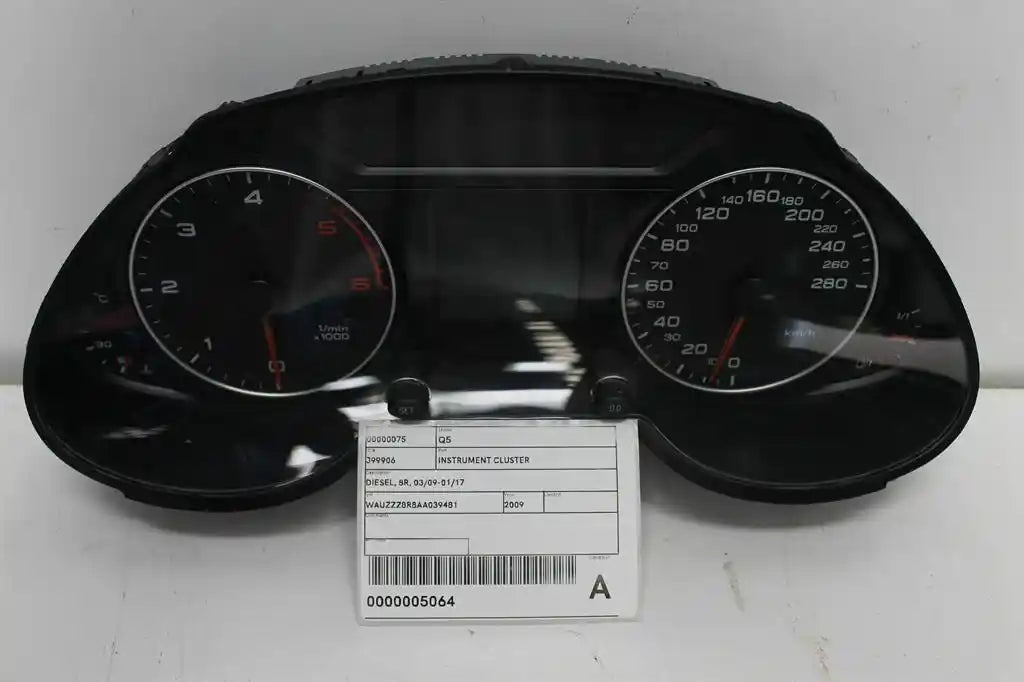 Used Audi, Q5 Instrument Cluster Diesel 8R 03/09 01/17 2009 – image 1 - All Good Parts