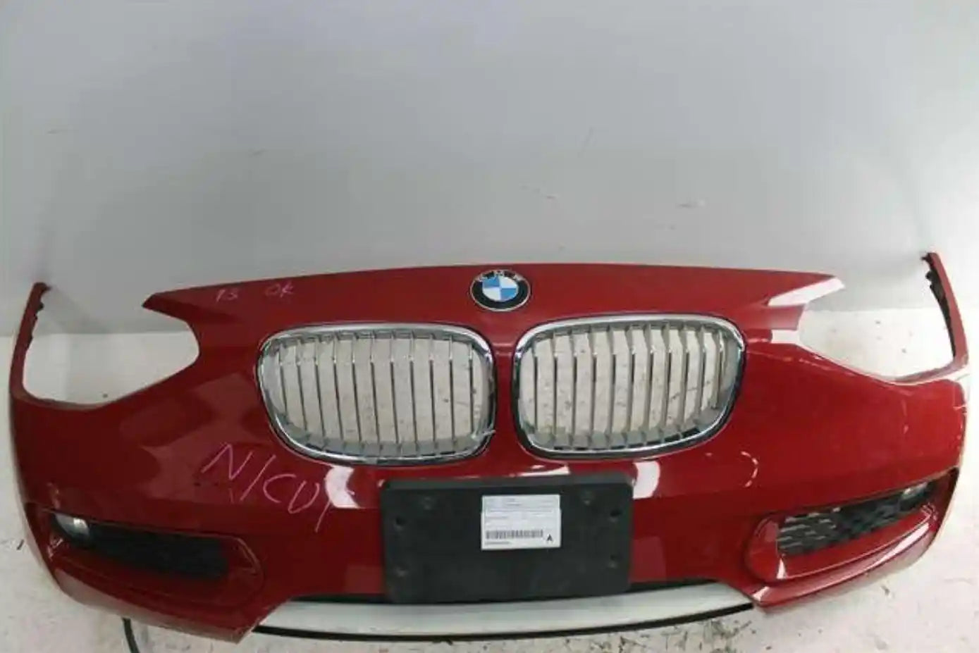 Used BMW, 1 Series Front Bumper F20 Hatch Standard Non Park Sensor & Non H/Lamp Washer Type 06/11 02/15 2012 – image 1 - All Good Parts