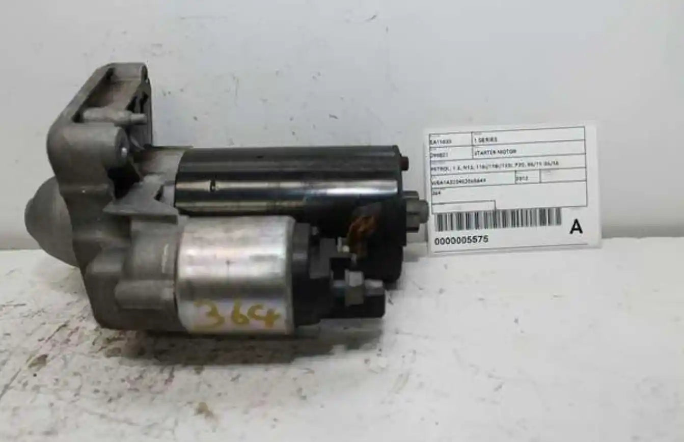 Used BMW, 1 Series Starter Motor Petrol 1.6 N13 116I/118I/120I F20 06/11 06/16 2012 – image 1 - All Good Parts