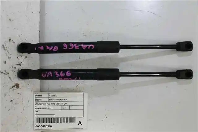 Used BMW, 1 Series Bonnet Hinge/Strut Struts (Pair) F20 Hatch 06/11 04/19 2012 – image 1 - All Good Parts