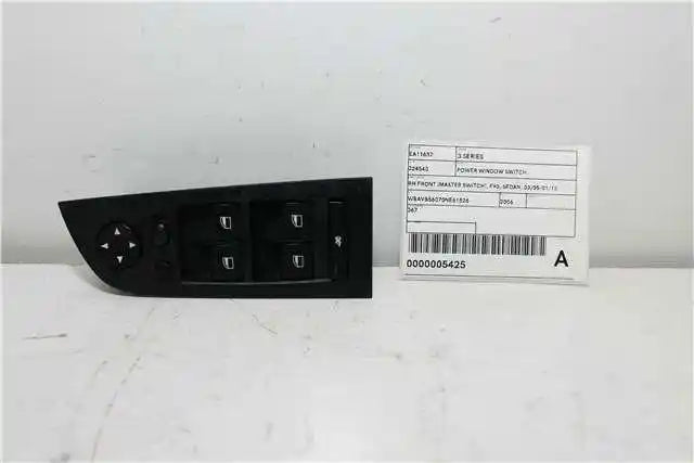 Used BMW, 3 Series Power Window Switch Rh Front (Master Switch) E90 Sedan 03/05 01/12 2006 – image 1 - All Good Parts