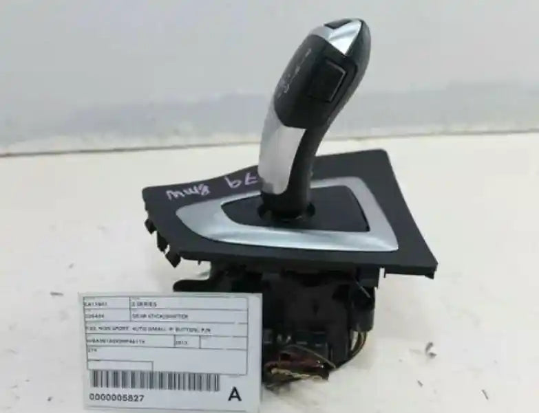 Used BMW, 3 Series Gear Stick/Shifter F30 Non Sport Auto (Small 'P' Button) P/N 61319296897 02/12 12/19 2013 – image 1 - All Good Parts
