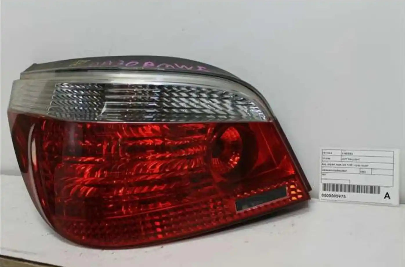 Used BMW, 5 Series Left Taillight E60 Sedan Non Led Type 10/03 02/07 2003 – image 1 - All Good Parts