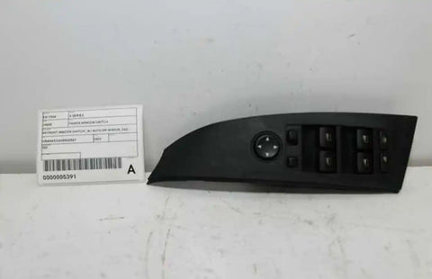 BMW, 5 Series Power Window Switch Rh Front (Master Switch) W/ Auto Dip Mirror E60 10/03 12/06