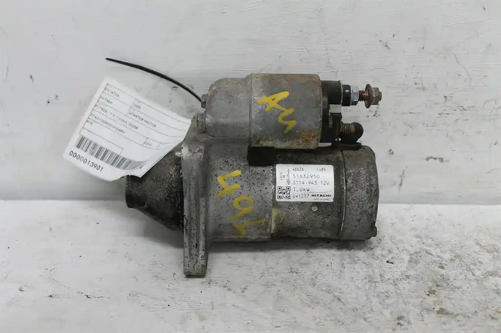 Used Fiat, 500 Starter Motor Petrol 1.2 169A4 03/08 2010 – main images - All Good Parts