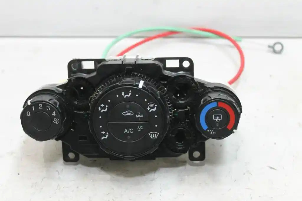 Used Ford, Fiesta Heater/Ac Controls Standard Type, Black, W/ Black Surround Type, Ws-Wz, 10/08-12/19 J45271 2017 – main images - All Good Parts