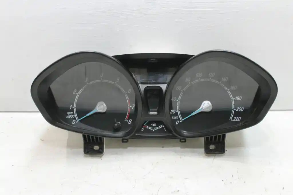 Used Ford, Fiesta Instrument Cluster Instrument Cluster, Black Trim, Wz, Ambiente/Trend, 05/13-12/19 J24081 2017 – main images - All Good Parts