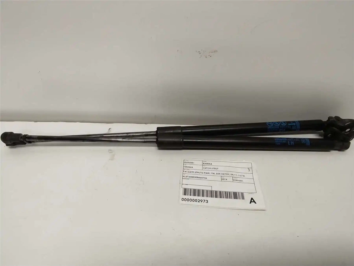 Used Holden, Barina Hatch Strut Tailgate Struts (Pair) Tm 5Dr Hatch 09/11 12/18 2014 – image 1 - All Good Parts