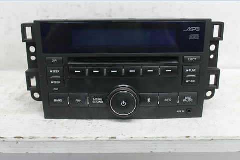 Holden, Captiva Stereo/Head Unit Dash Radio Control/Head Unit Single Disc Cd Player Lx/Ls/Lt/Ltz/Captiva 7 (4Th Vin = C) Cg 07/12 09/15