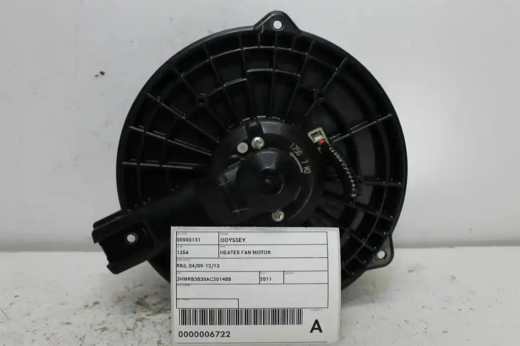 Used Honda, Odyssey Heater Fan Motor Rb3 04/09 12/13 2011 – image 1 - All Good Parts