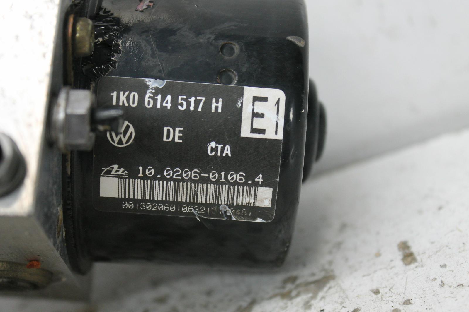 Used Audi, A3 Abs Pump/Modulator 8P Motor P/N 1K0614517H Module P/N 1K0907379K 06/04 04/13 2004 – image 2 - All Good Parts