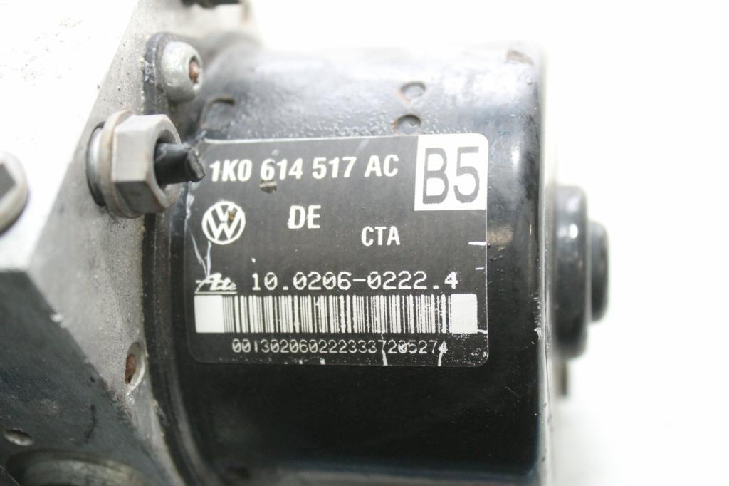 Used Volkswagen, Golf Abs Pump/Modulator Gen 5, On Motor P/N 1K0614517Ac, 06/04-02/09 J99878 2008 – image 3 - All Good Parts