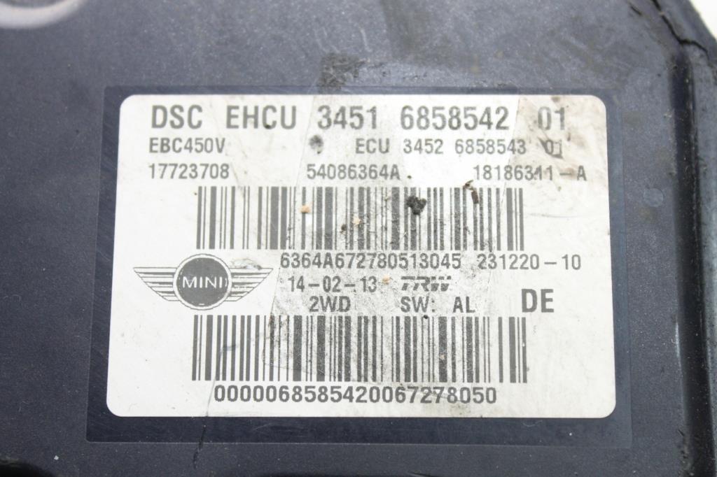 Used MINI, Cooper Abs Pump/Modulator R55/R56/R57/R60, P/N 34519813831, 08/10-12/16 J00007 2013 – image 2 - All Good Parts