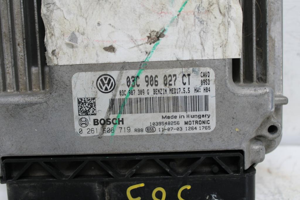 Used Volkswagen, Golf Ecu Ecu, 1.4, Petrol, Cavd Code, Ecu Only, Gen 6, 10/08-01/16 J98940A 2011 – image 2 - All Good Parts