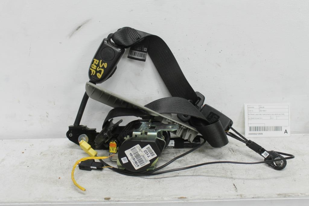Used Holden, Cruze Seat Belt Rh Front Assy (Belt And Stalk), Square Plug Type, Hatch/Sedan/Wagon, Jh, 03/11 12/14 2012 – main images - All Good Parts