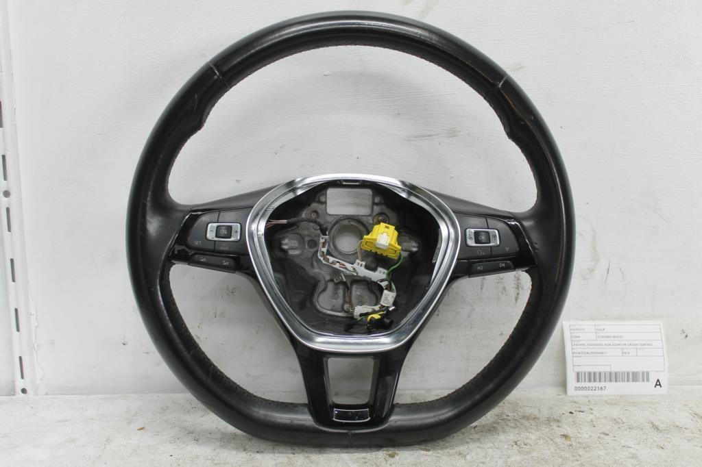 Used Volkswagen, Golf Steering Wheel Leather Standard, Non Adaptive Cruise Control Type, Gen 7, 12/12 01/17 2013 – main images - All Good Parts