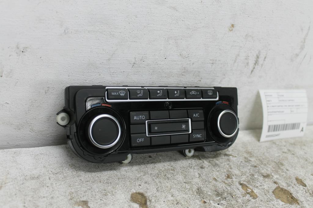 Used Volkswagen, Tiguan Heater/Ac Controls 5N Climate Control Type, Non Seat Warmer, 07/11 08/16 2014 – image 2 - All Good Parts
