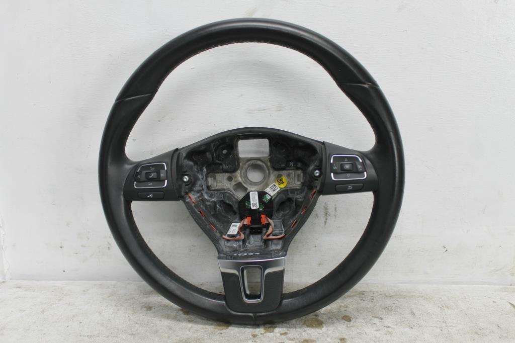 Used Volkswagen, Tiguan Steering Wheel Leather 5N, Black, 05/08 08/16 2014 – main images - All Good Parts