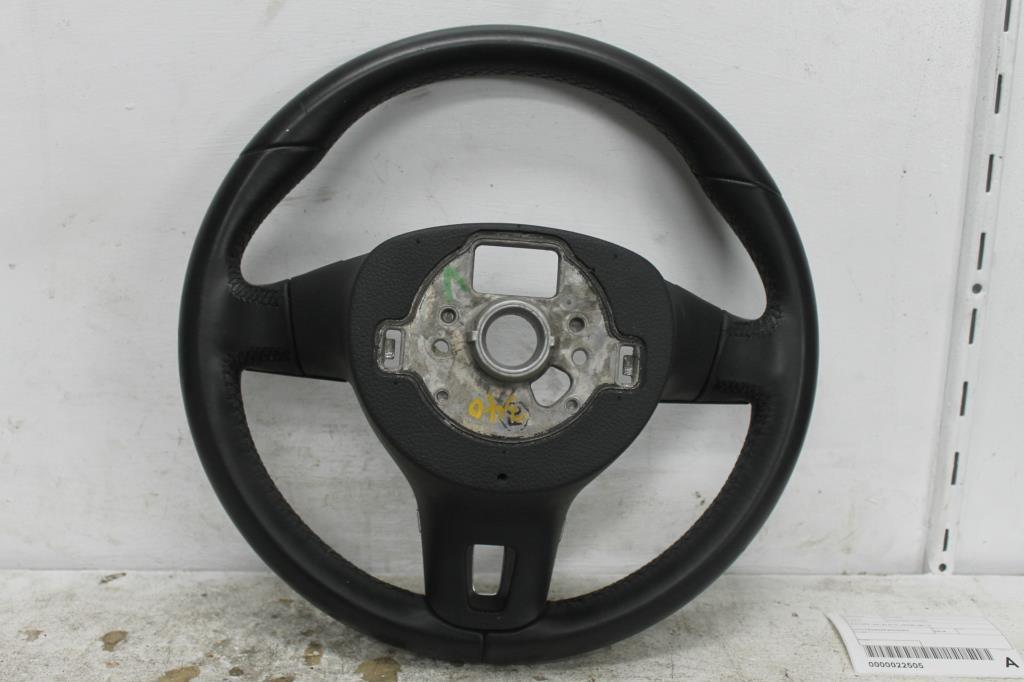 Used Volkswagen, Tiguan Steering Wheel Leather 5N, Black, 05/08 08/16 2014 – image 2 - All Good Parts