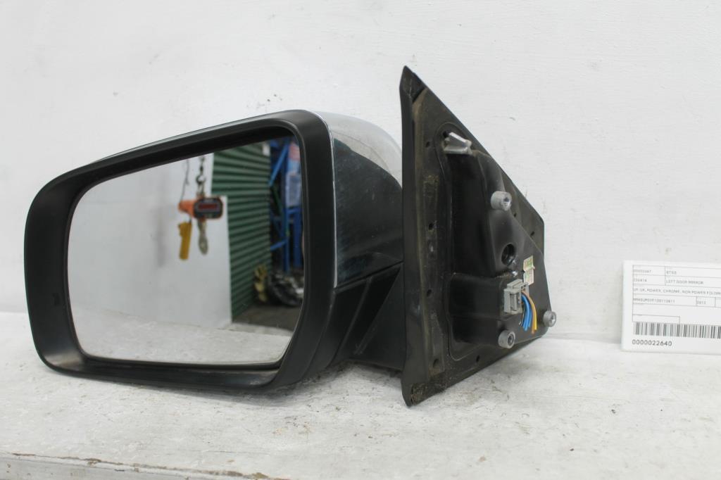 Used Mazda, BT50 Left Door Mirror Up-Ur Power, Chrome, Non Power Folding Type, 10/11 06/20 2012 – main images - All Good Parts