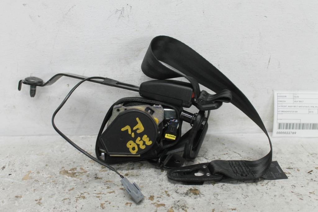 Used Renault, Clio Seat Belt Lh Front Assy (Belt And Stalk), X98, 09/13 10/19 2015 – main images - All Good Parts