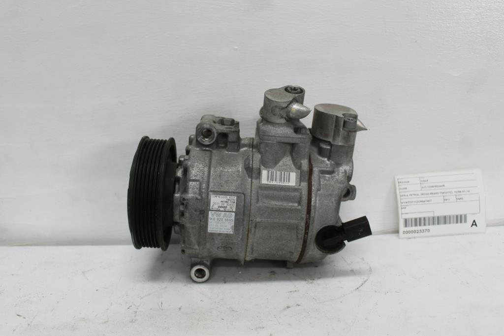 Used Volkswagen, Golf A/C Compressor Gen 6, Petrol, Denso Brand (7Seu17C), 10/08-01/16 2011 – main images - All Good Parts