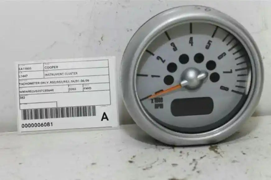 Used MINI, Cooper Instrument Cluster Tachometer Only R50/R52/R53 04/01 06/08 2003 – image 1 - All Good Parts