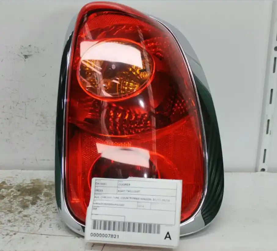 Used MINI, Cooper Right Taillight R60 Chrome Type Countryman Wagon 01/11 09/16 2014 – image 1 - All Good Parts