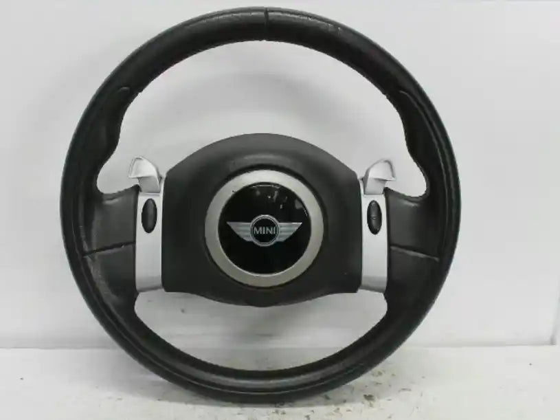 Used MINI, Cooper Steering Wheel Leather R50/R52/R53 Non Cruise Control Type 04/01 06/08 2006 – image 1 - All Good Parts