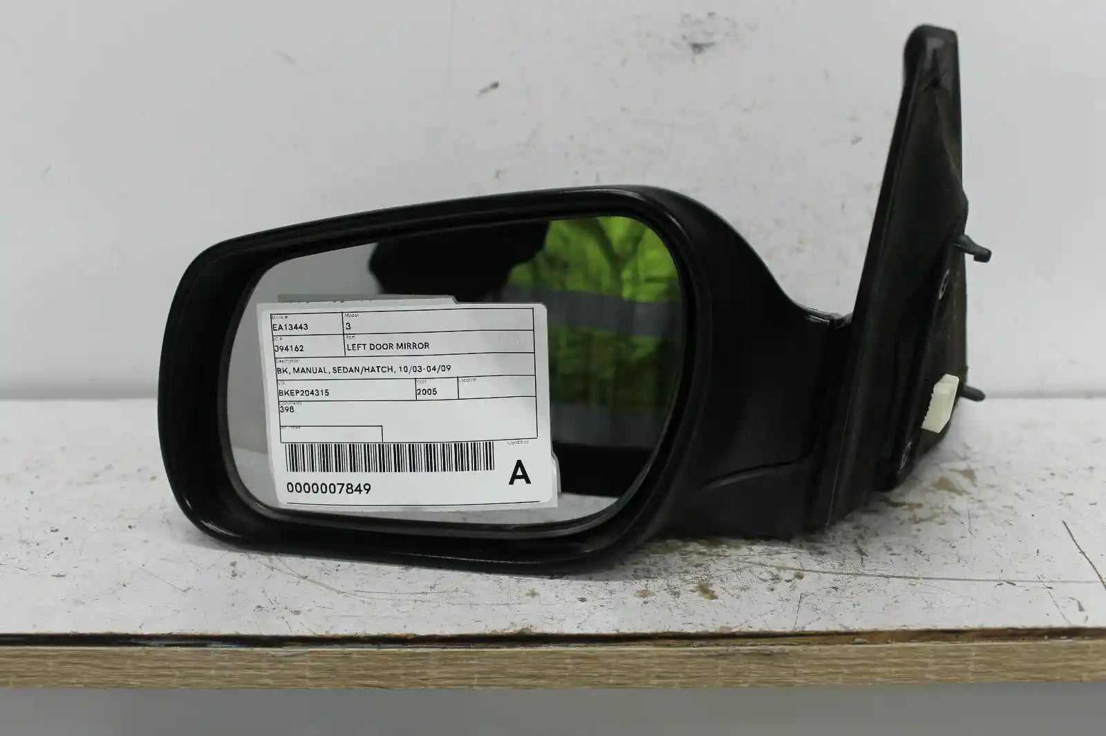 Used Mazda, 3 Left Door Mirror Bk Manual Sedan/Hatch 10/03 04/09 2005 – image 1 - All Good Parts
