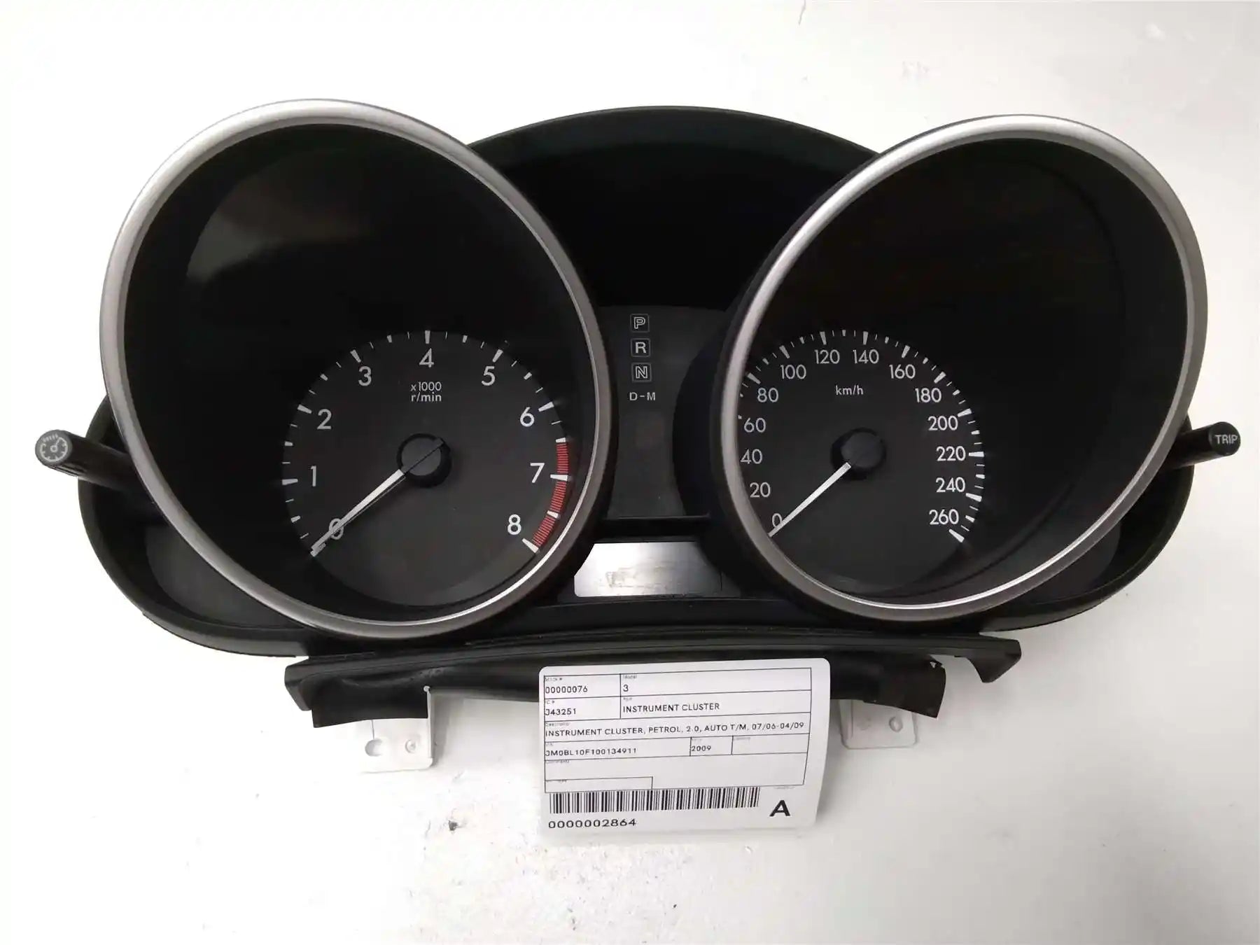 Used Mazda, 3 Instrument Cluster Instrument Cluster Petrol 2.0 Auto T/M 07/06 04/09 2009 – image 1 - All Good Parts