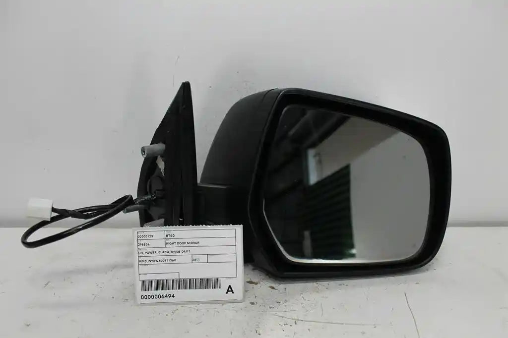 Used Mazda, Bt50 Right Door Mirror Un Power Black 09/08 09/11 2011 – image 1 - All Good Parts