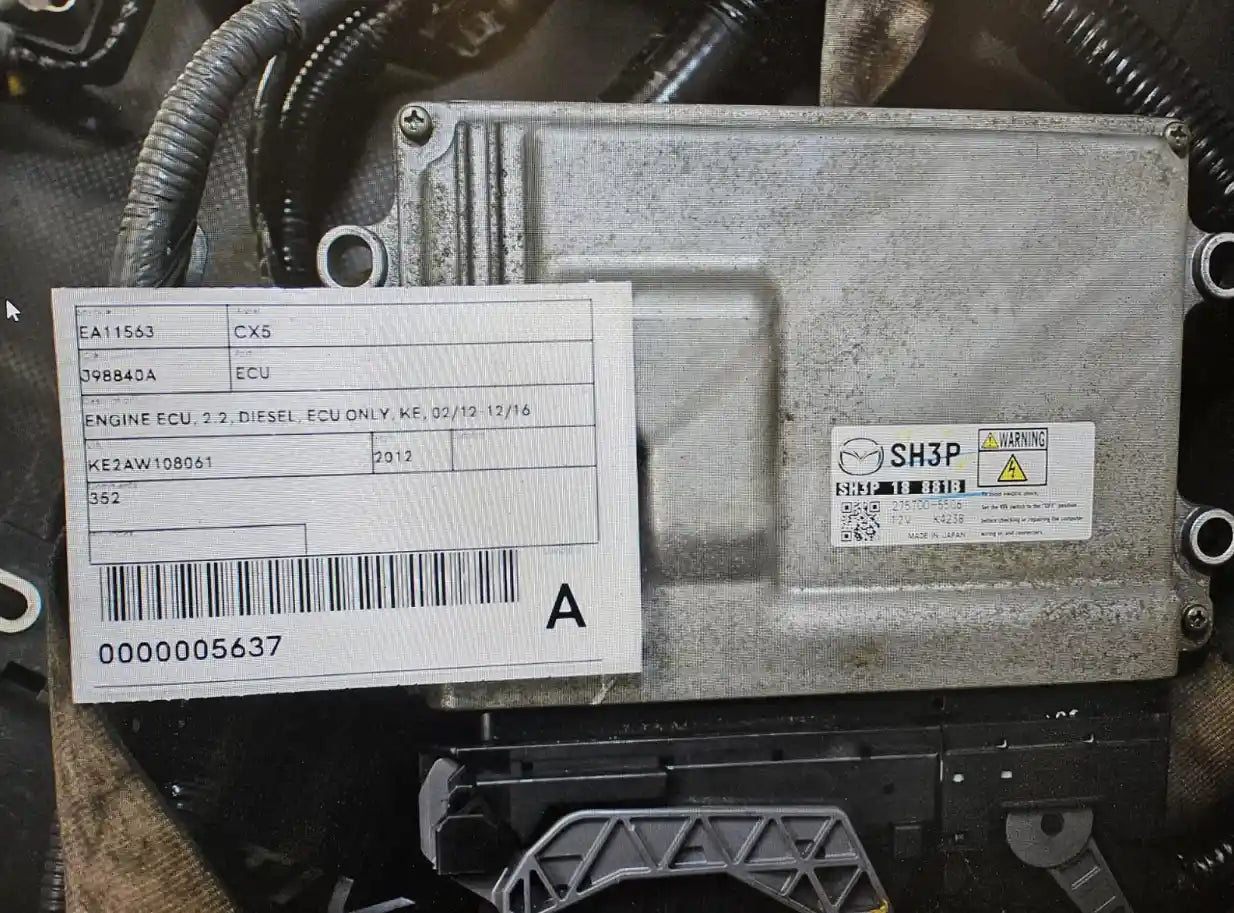 Used Mazda, CX5 Ecu 2.2 Diesel Ecu Only Ke 02/12 12/16 2012 – image 1 - All Good Parts