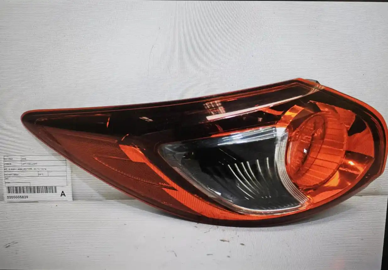 Used Mazda, CX5 Left Taillight Ke In Body Non Led Type 02/12 12/16 2012 – image 1 - All Good Parts