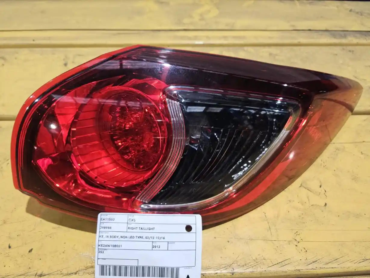 Used Mazda, CX5 Right Taillight Ke In Body Non Led Type 02/12 12/16 2012 – image 1 - All Good Parts