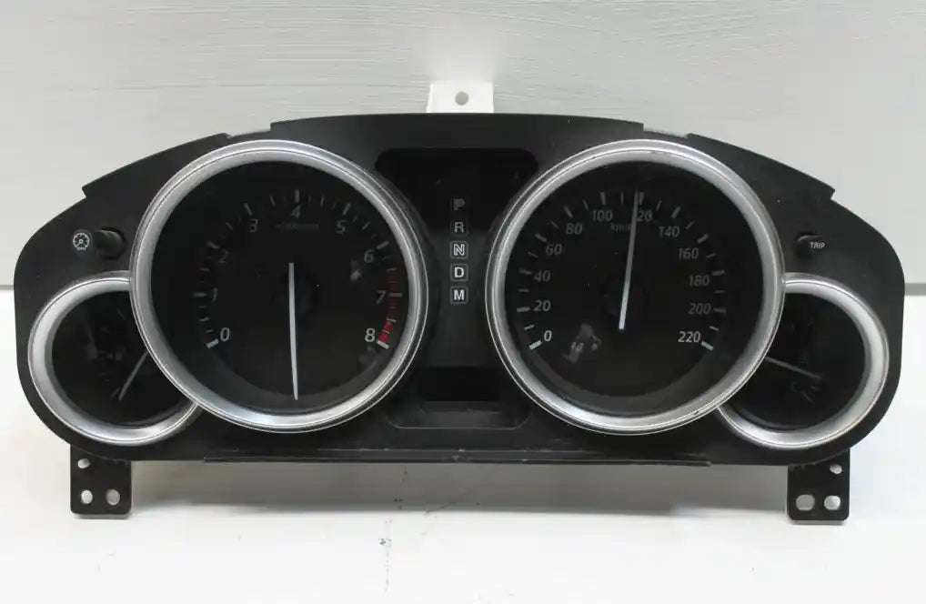 Used Mazda, CX9 Instrument Cluster Instrument Cluster Auto T/M Luxury/Grand Touring/Classic Silver Needle Type Tb 11/09 12/15 2013 – image 1 - All Good Parts