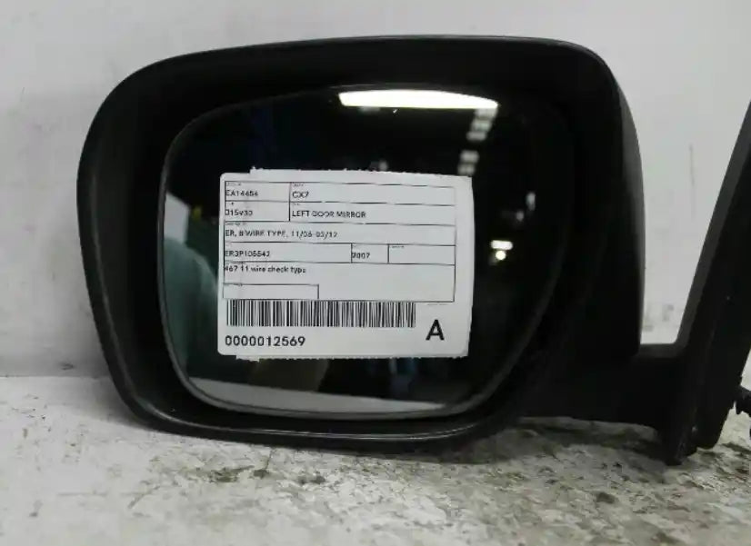 Used Mazda, Cx7 Left Door Mirror Er 8 Wire Type 11/06 02/12 2007 – main images - All Good Parts