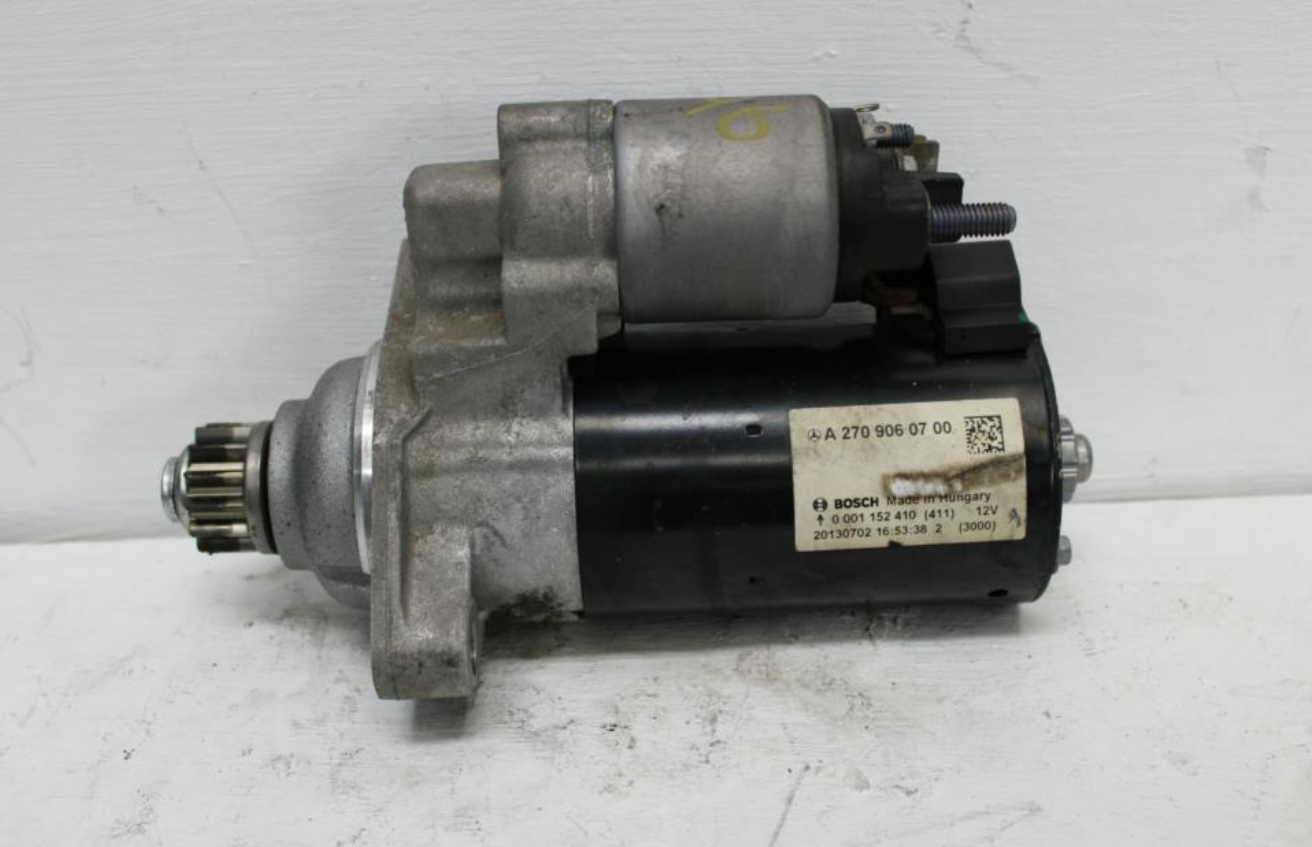 Used Mercedes, A Class Starter Motor Petrol, 1.6/2.0 (Non Amg), Turbo, W176, 09/12-03/18 J52326 2013 – main images - All Good Parts
