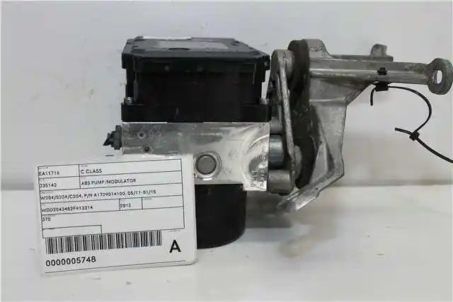 Used Mercedes, C Class Abs Pump/Modulator W204/S204/C204 P/N A1729014100 05/11 01/15 2012 – image 1 - All Good Parts