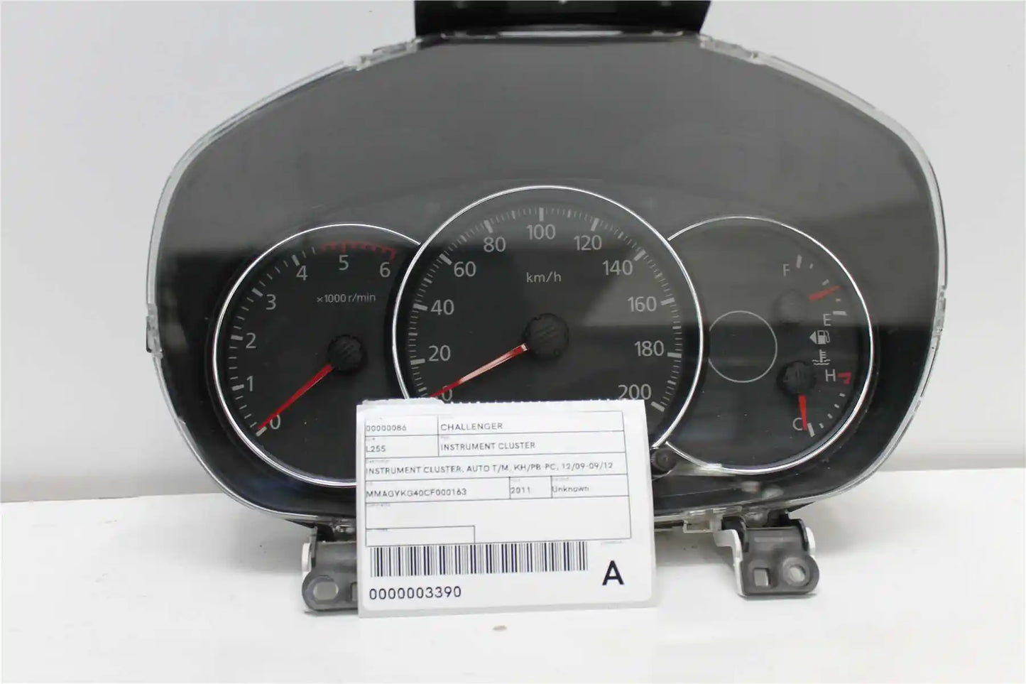 Used Mitsubishi, Challenger Instrument Cluster Instrument Cluster Auto T/M Kh/Pb Pc 12/09 09/12 2011 – image 1 - All Good Parts