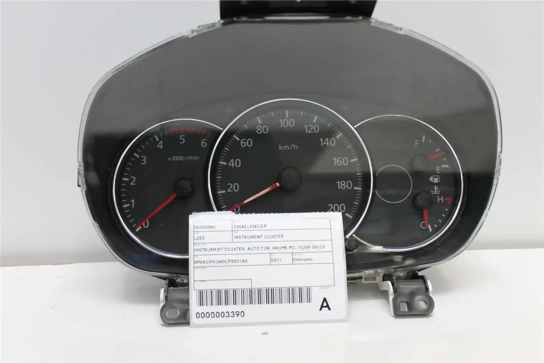 Used Mitsubishi, Challenger Instrument Cluster Instrument Cluster Auto T/M Kh/Pb Pc 12/09 09/12 2011 – image 1 - All Good Parts