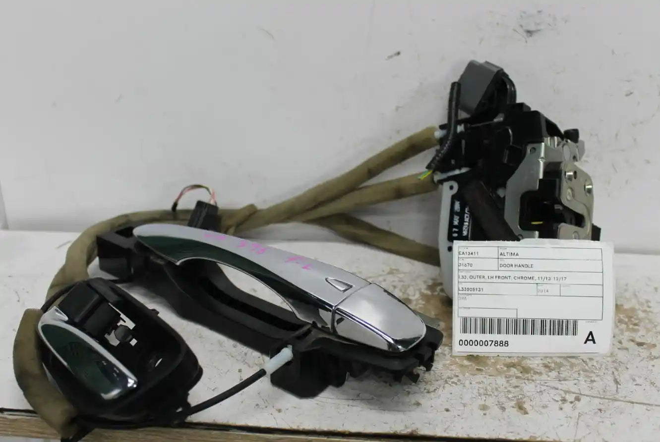 Used Nissan, Altima Door Handle L33 Outer Lh Front Chrome 11/13 12/17 2014 – image 1 - All Good Parts