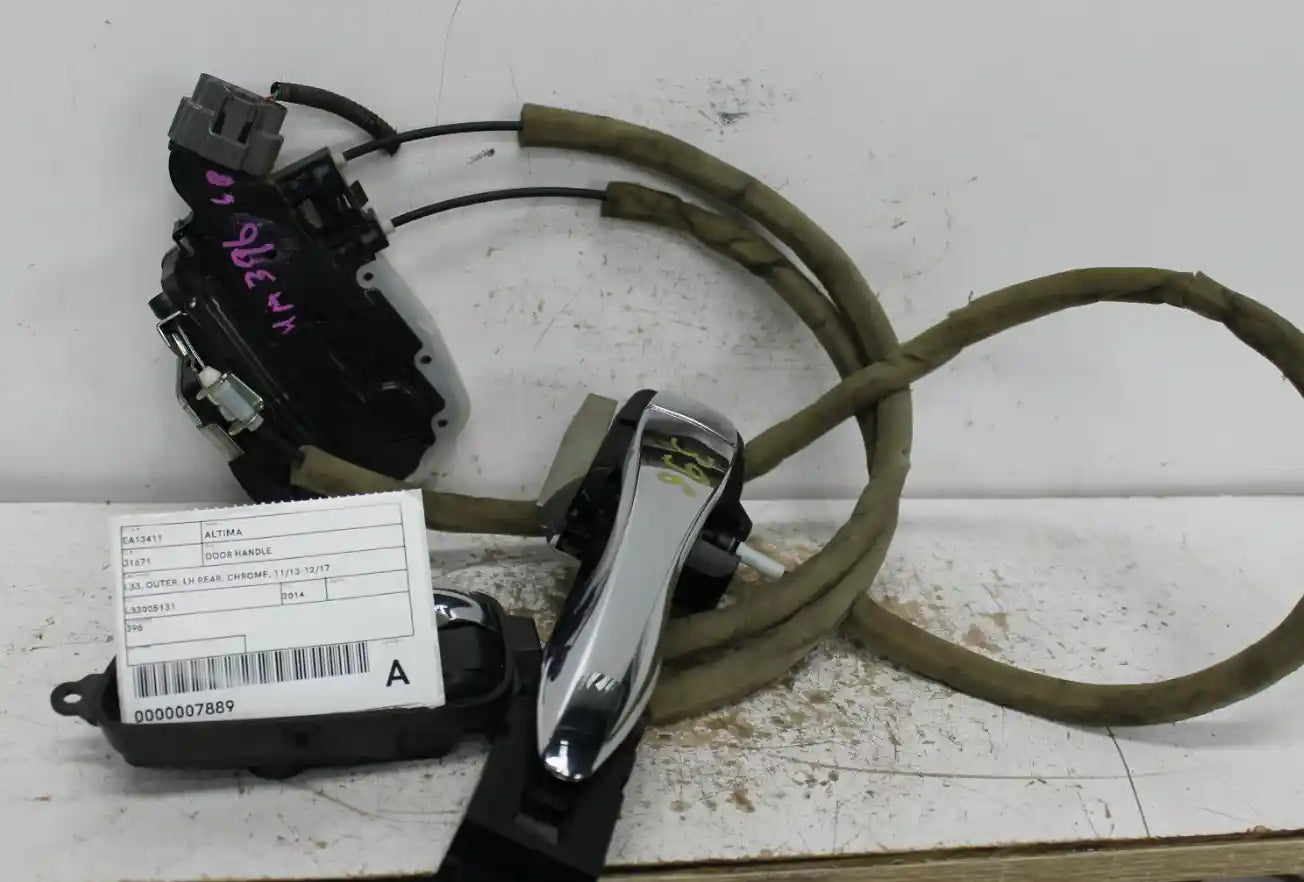 Used Nissan, Altima Door Handle L33 Outer Lh Rear Chrome 11/13 12/17 2014 – image 1 - All Good Parts